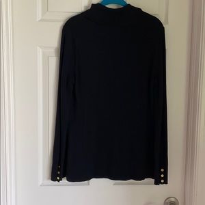 Long sleeve black cowl neck sweater
